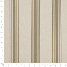 Load image into Gallery viewer, Heavy Duty Seafoam Sage Green Taupe Antique Stripe Upholstery Drapery Fabric