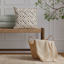 Load image into Gallery viewer, Grey Mustard Gold Taupe Botanical Cut Velvet Upholstery Fabric