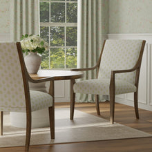 Load image into Gallery viewer, Cotton Ivory Green Teal Botanical Upholstery Drapery Fabric