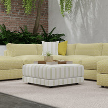 Load image into Gallery viewer, InsideOut Indoor Outdoor Performance Chartreuse Green White Geometric Upholstery Fabric