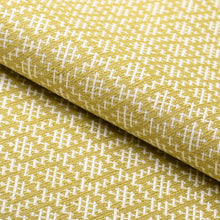 Load image into Gallery viewer, InsideOut Indoor Outdoor Performance Chartreuse Green White Geometric Upholstery Fabric