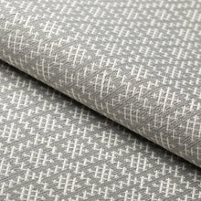 Load image into Gallery viewer, InsideOut Indoor Outdoor Performance Grey White Geometric Upholstery Fabric