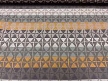 Load image into Gallery viewer, Brentano Pacific Coast Shoreline GeometryPerformance Stain Resistant Gold Aqua Beige Indoor Outdoor Upholstery Fabric