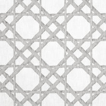 Load image into Gallery viewer, Set of Two Made to Order Thibaut CYRUS CANE SHEER Side Drapery Panels