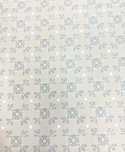 Load image into Gallery viewer, Designer Grey Blue White Floral Faux Leather Upholstery Vinyl WHS 5088