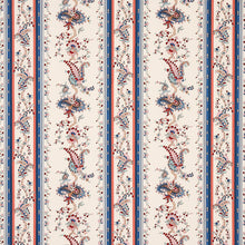 Load image into Gallery viewer, Pair of Custom Made Schumacher Elena Paisley Stripe Pillow Covers - Both Sides