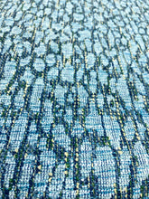 Load image into Gallery viewer, 1.5 yard Greenhouse S4831 Biscay Blue Aqua Yellow green Abstract Upholstery Fabric STA 5079