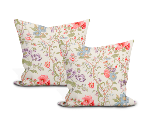 Schumacher Giselle Floral Pillow Cover