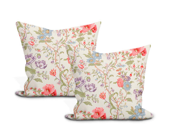 Schumacher Giselle Floral Pillow Cover