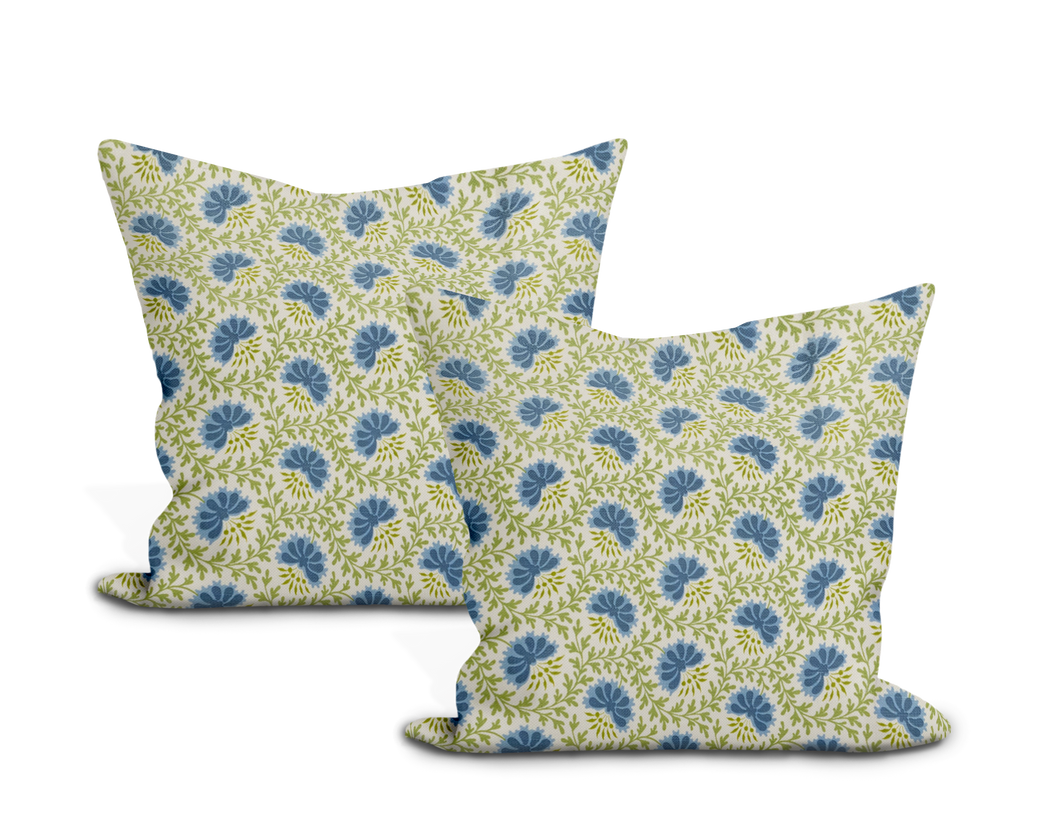 Sister Parish Verbena Fabric Pillow Covers 