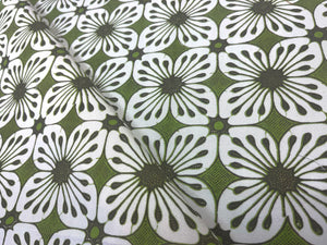1.75 Yard Quadrille China Seas Barbados Batik Jungle Brown on Vellum Suncloth Indoor Outdoor Fabric