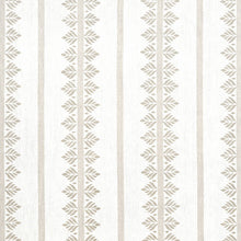 Load image into Gallery viewer, Set of Two Made to Order Thibaut Fern Stripe Side Drapery Panels