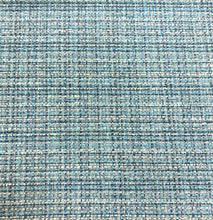 Load image into Gallery viewer, Designer Navy French Blue Grey MCM Mid Century Modern Tweed Upholstery Fabric STA 5169