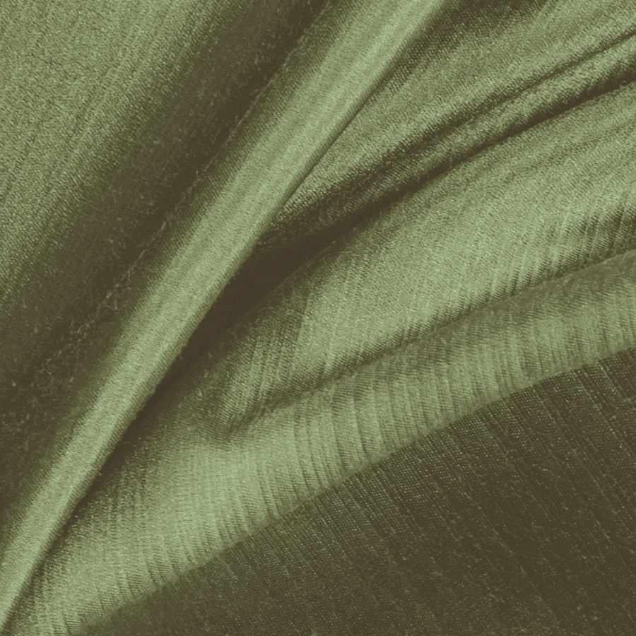 Cotton Blend Sage Green Satin Slub Upholstery Drapery Fabric