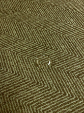 Load image into Gallery viewer, Designer Water &amp; Stain Resistant Seafoam Green Olive Herringbone Chenille Upholstery Fabric WHS 4625