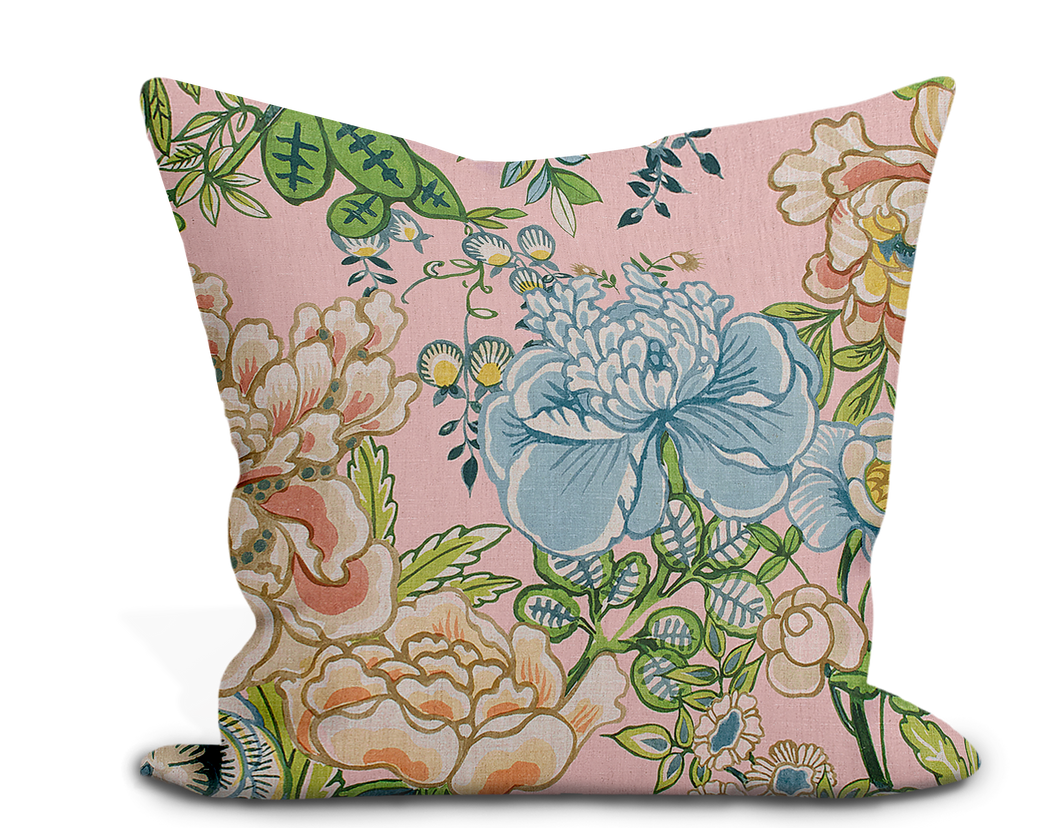 Thibaut Peony Garden Pillow