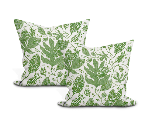 Schumacher polka dot jingle pillow cover