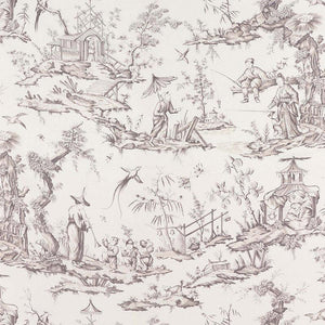 Pair of Custom Made Schumacher Shengyou Toile Pillow Covers - Both Sides