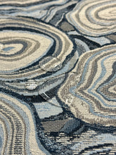 Load image into Gallery viewer, Kravet Design Crypton 34707-1611 Navy Blue Grey Abstract Geode Upholstery Fabric