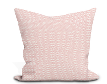 Load image into Gallery viewer, Custom Pillow Cover in Geometric Small Print Thibaut Lindsey in Blush - One Side
