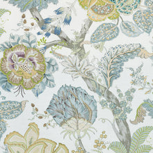 Load image into Gallery viewer, Set of Two Made to Order Thibaut Kalamkari Side Drapery Panels