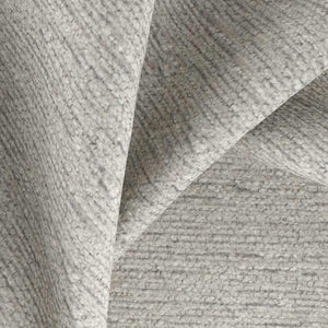 Stain Resistant Heavy Duty MCM Mid Century Modern Tweed Chenille Silver Grey Taupe Upholstery Fabric FB