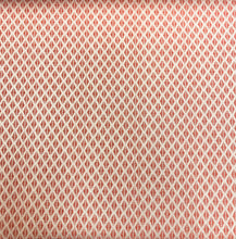 Load image into Gallery viewer, Sunbrella Detail Persimmon Water Stain Resistant Coral Beige Geometric Diamond Upholstery Drapery Fabric