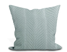 Load image into Gallery viewer, Thibaut Clayton Herringbone Embroidery Pillow
