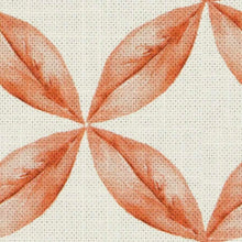 Load image into Gallery viewer, Cotton Cream Coral Geometric Drapery Fabric FB
