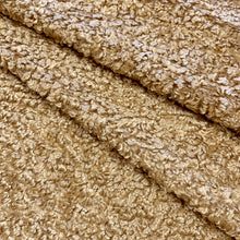Load image into Gallery viewer, Designer Caramel Brown Boucle MCM Upholstery Fabric MGF