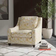 Load image into Gallery viewer, Taupe Mustard Gold Buttercream Floral Cut Velvet Upholstery Fabric