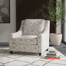 Load image into Gallery viewer, Taupe Beige Floral Cut Velvet Upholstery Fabric