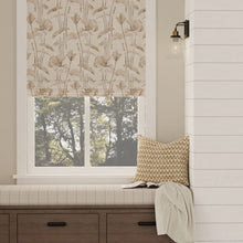 Load image into Gallery viewer, Taupe Beige Floral Cut Velvet Upholstery Fabric