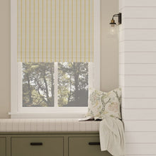 Load image into Gallery viewer, Cream Sage Green Seafoam Plaid Check Upholstery Drapery Fabric / Spearmint