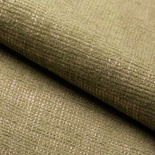 Load image into Gallery viewer, Olive Green Natural beige Woven Distressed Chenille Upholstery Fabric / Bay Leaf