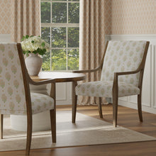 Load image into Gallery viewer, Cotton White Green Mustard Pink Floral Upholstery Drapery Fabric