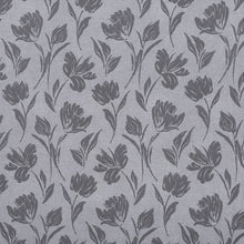 Load image into Gallery viewer, Denim Blue Tone Tone Floral Upholstery Fabric