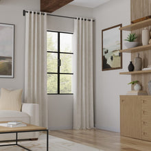 Load image into Gallery viewer, Ivory Cream Tone Tone Floral Upholstery Fabric