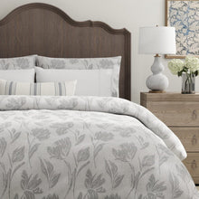 Load image into Gallery viewer, Grey Tone Tone Floral Upholstery Fabric