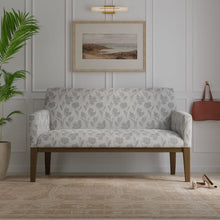 Load image into Gallery viewer, Grey Tone Tone Floral Upholstery Fabric