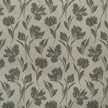 Load image into Gallery viewer, Spruce Green Sage Tone Tone Floral Upholstery Fabric