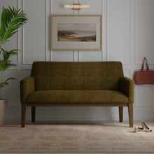 Load image into Gallery viewer, Olive Green Textural Chenille Upholstery Fabric / Chive