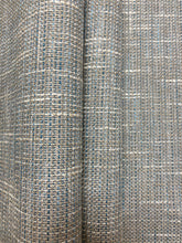 Load image into Gallery viewer, 1.3 Yard Designer Water &amp; Stain Resistant Beige Teal Taupe MCM Mid Century Modern Upholstery Fabric WHS 4623