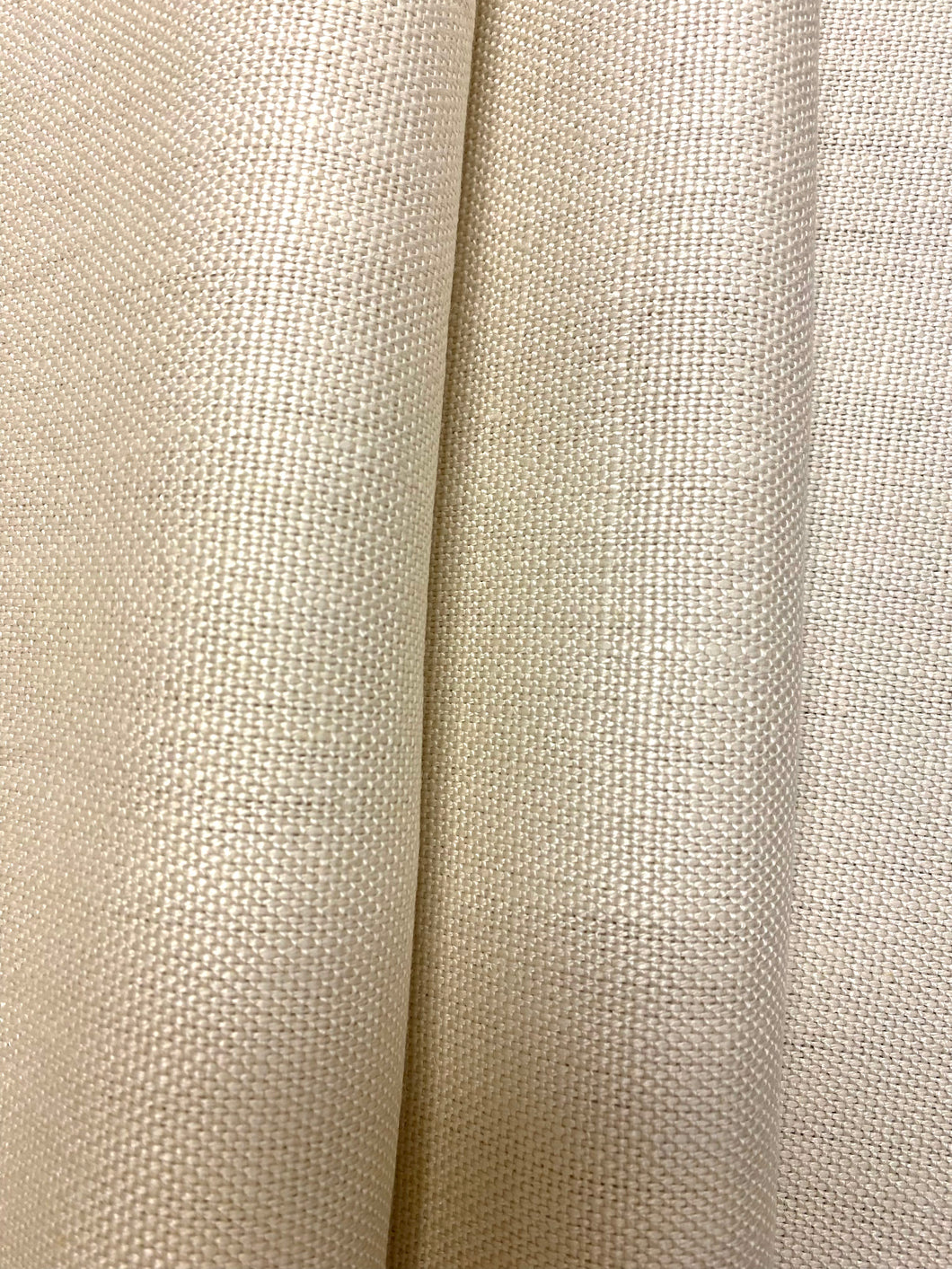 Oyster Beige Belgian Linen Upholstery Drapery Fabric WHS 4575