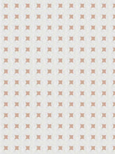 Load image into Gallery viewer, Cotton Linen Blend Cream Blush Pink Geometric Drapery Fabric FB