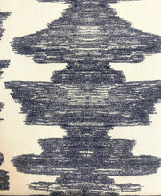 Load image into Gallery viewer, Perennials Ink Blot After Midnight Navy Blue Indoor Outdoor Upholstery Fabric WHS-5002