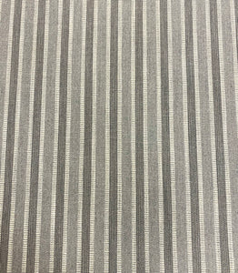 Perennials Piccadilly Stripe Rhino 
Grey Indoor Outdoor Upholstery Fabric STA 5051