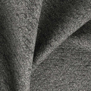 Stain Resistant Heavy Duty MCM Mid Century Modern Tweed Chenille Grey Charcoal Upholstery Fabric FB