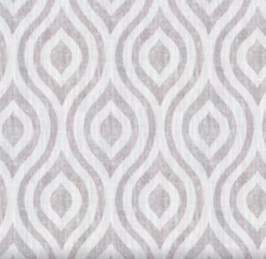 Lavender Ivory Purple Diamond Drapery Fabric