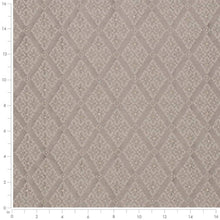 Load image into Gallery viewer, Heavy Duty Damask Diamond Sage Grey Upholstery Drapery Fabric